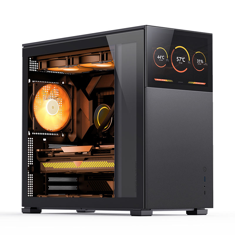 Jonsbo - Caixa ATX Jonsbo D41 STD com Visor Vidro Temperado Preto