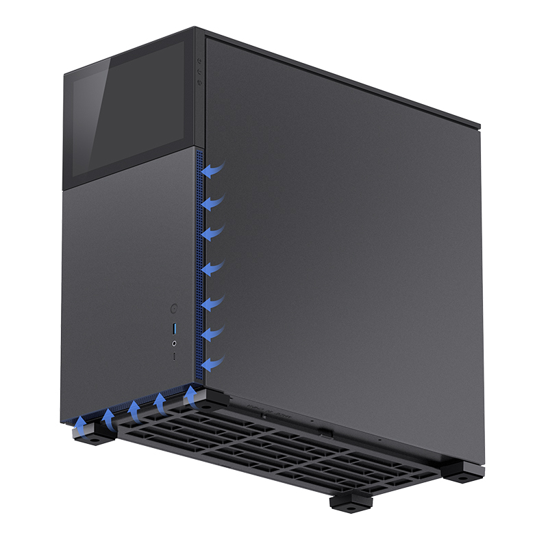 Jonsbo - Caixa ATX Jonsbo D41 STD com Visor Vidro Temperado Preto