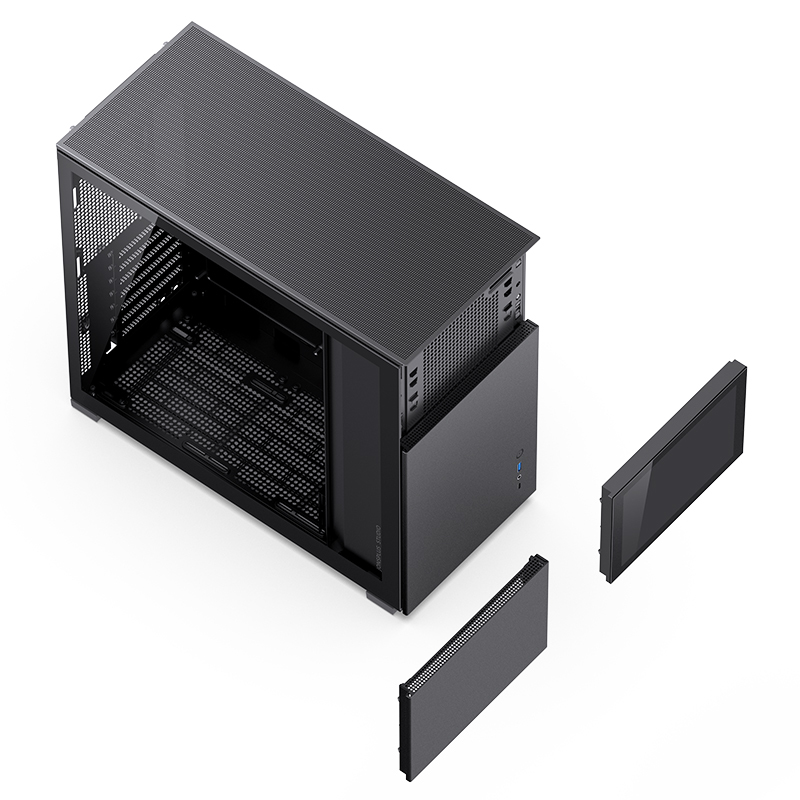Jonsbo - Caixa ATX Jonsbo D41 STD com Visor Vidro Temperado Preto