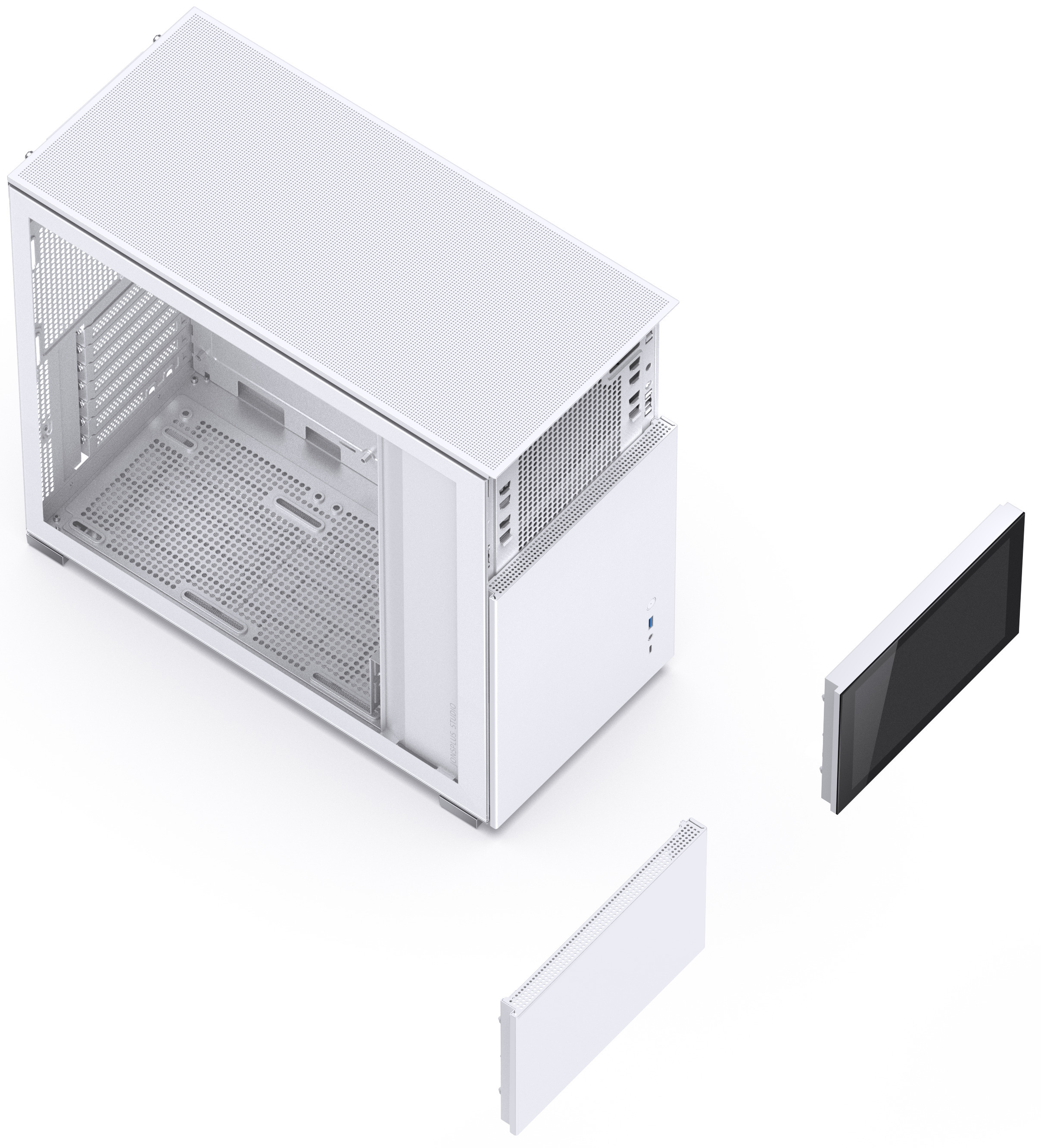 Jonsbo - Caixa ATX Jonsbo D41 STD Com Visor Vidro Temperado Branco