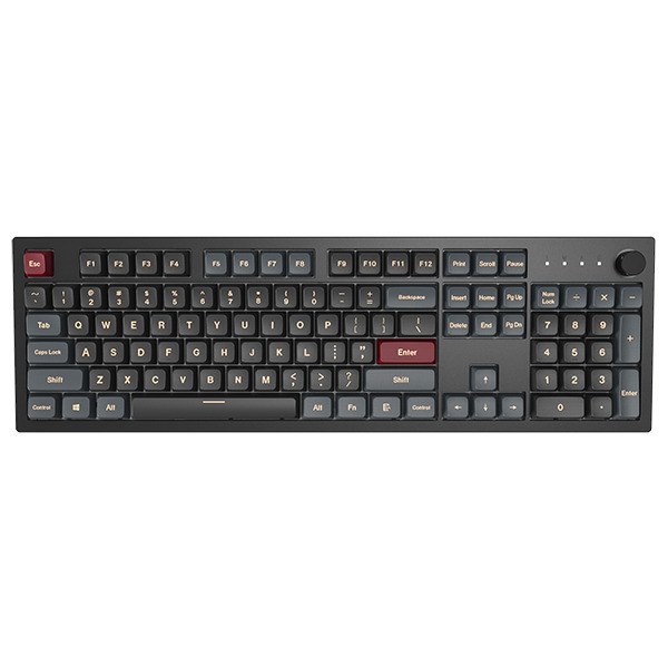 Montech - Teclado Montech Darkness Full-Size ,Hot-swappable, GateronG Pro 2.0 Brown Switch, RGB, PBT - Mecânico (PT)