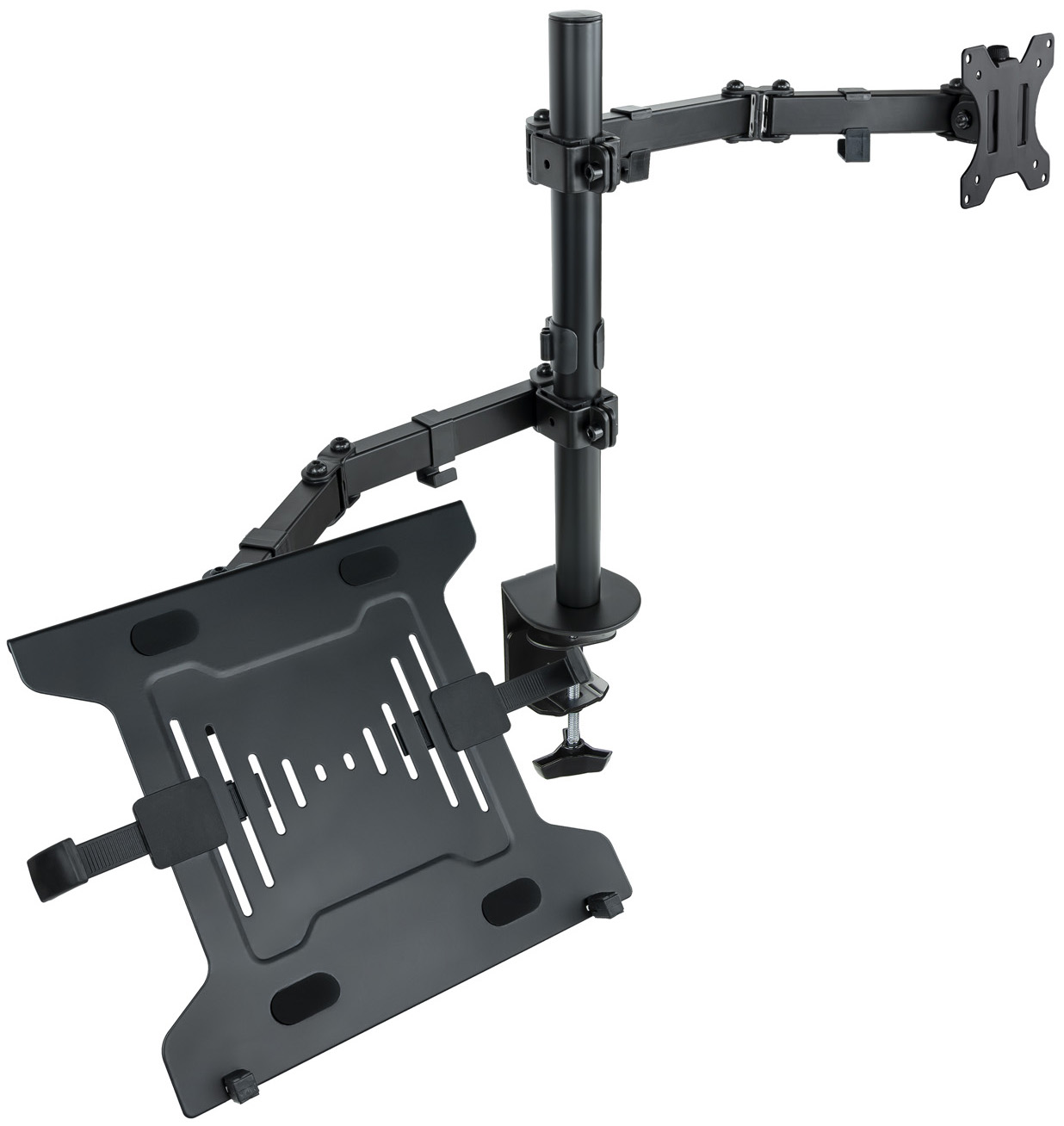 Tooq - Suporte de Mesa Tooq Duplo Tilt 13" a 32" Max. 8Kg (Monitor) / 4.5Kg (Portátil)