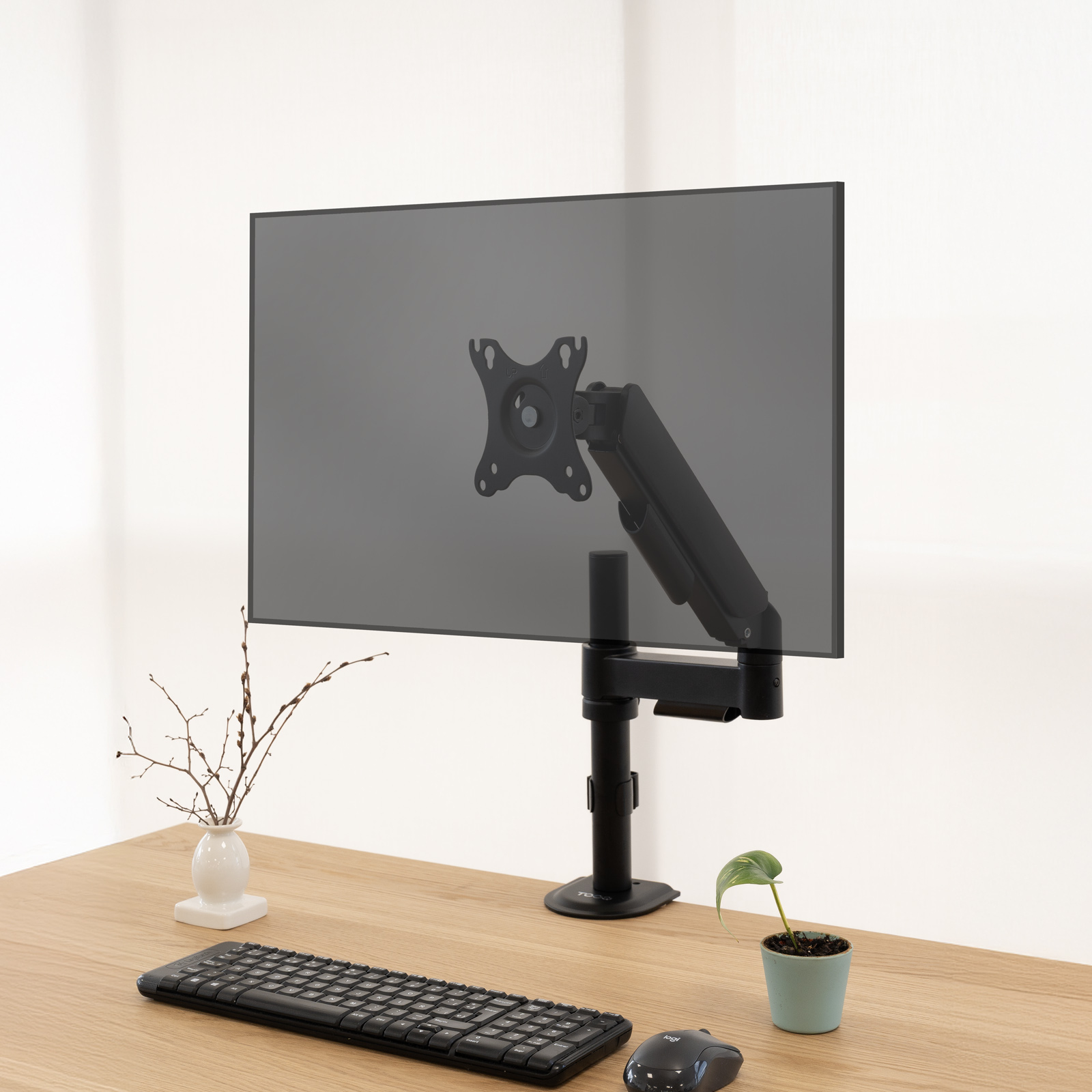 Tooq - Suporte de Mesa Tooq DB1532TNR-B Tilt e Giratório 17" a 32" Preto