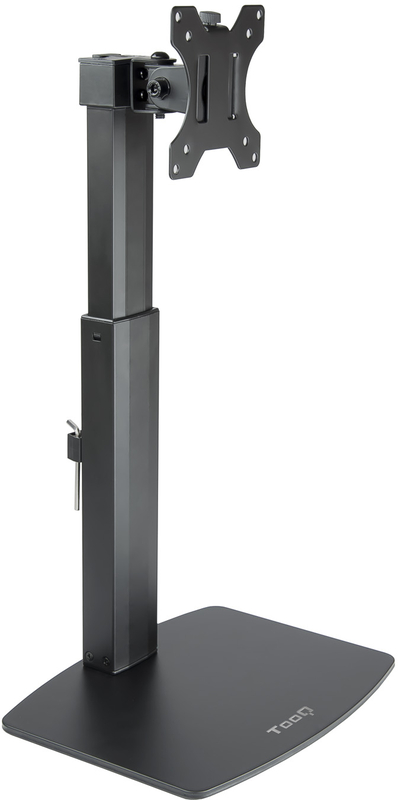 Tooq - Suporte de Mesa Tabletop Tooq Tilt e Altura Ajustável 17" a 32" Max. 7kg Preto