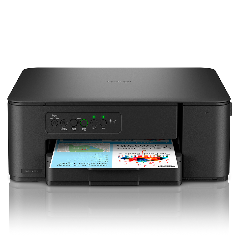 Brother - Impressora Multifunções a Jato de Tinta Brother DCP-J1260W WiFi