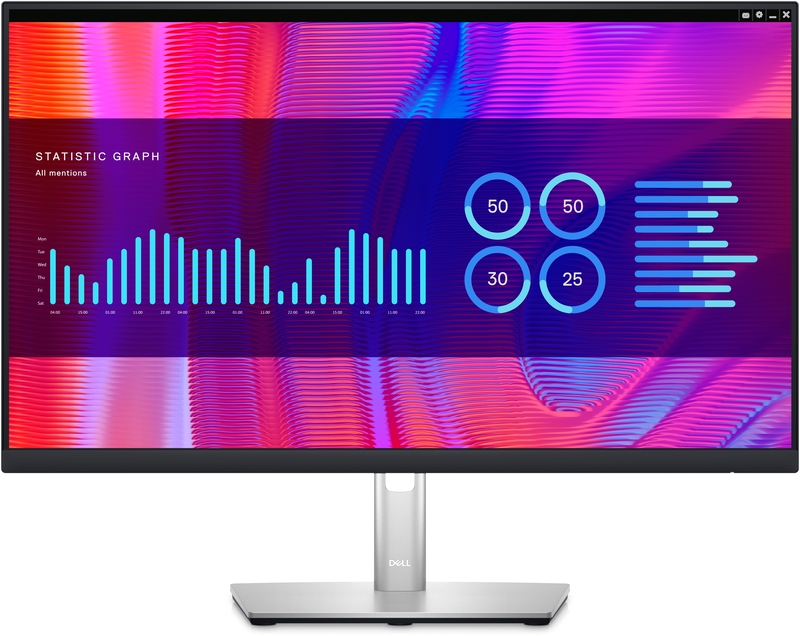 Dell - Monitor Dell P Series 24" P2423DE IPS QHD 60Hz 5ms USB-C (90W) SS USB (3.2 Gen1)