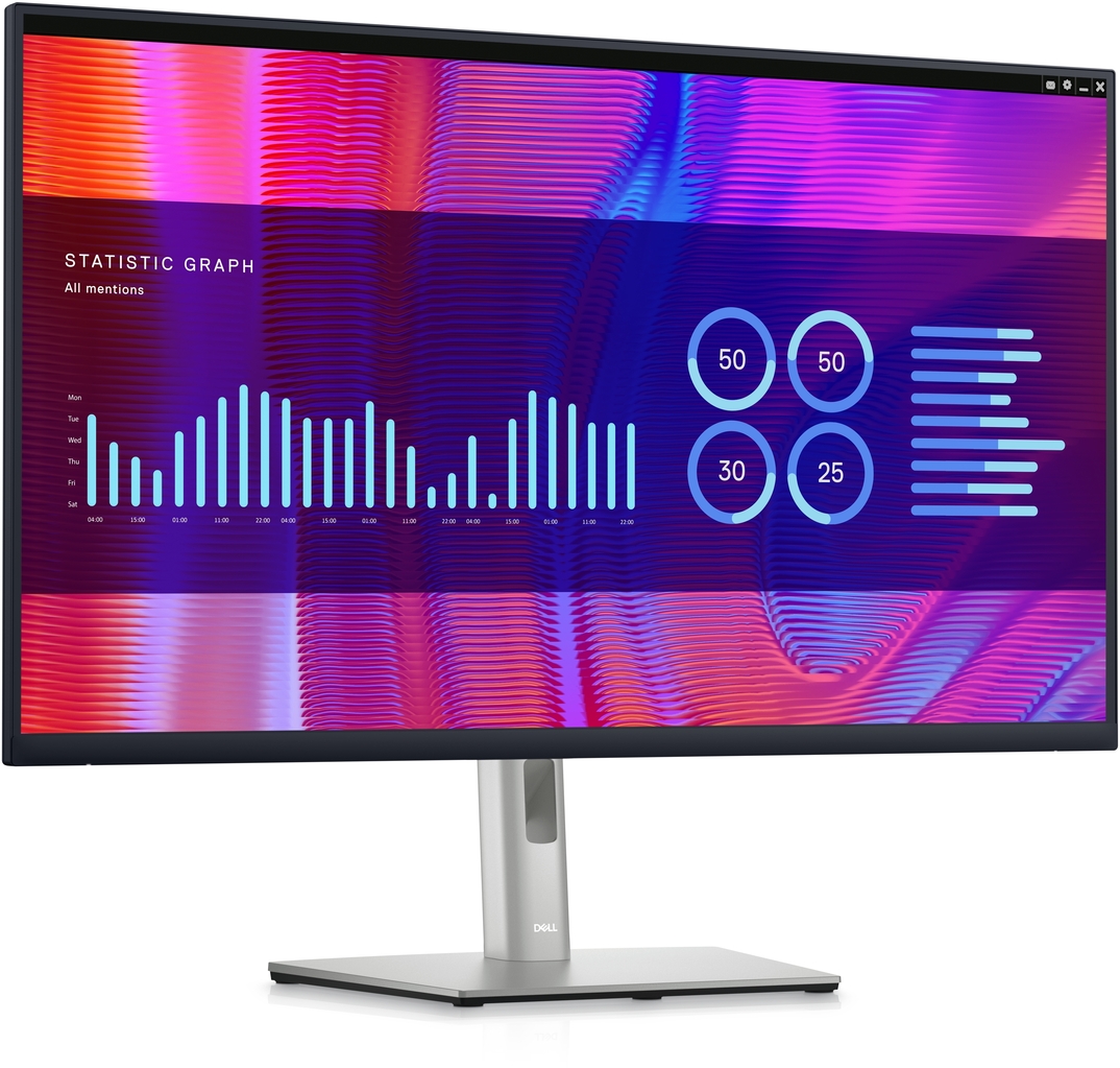 Dell - Monitor Dell P Series 31.5" P3223DE IPS QHD 60Hz 5ms USB-C (90W)