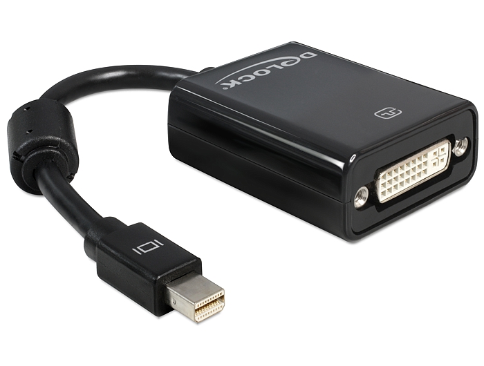Picture of Picture of Conversor Delock Mini DisplayPort Macho > DVI Femea Preto