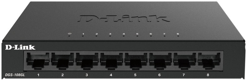 D-Link - Switch D-Link DGS-108L 8 Portas Gigabit Unmanaged