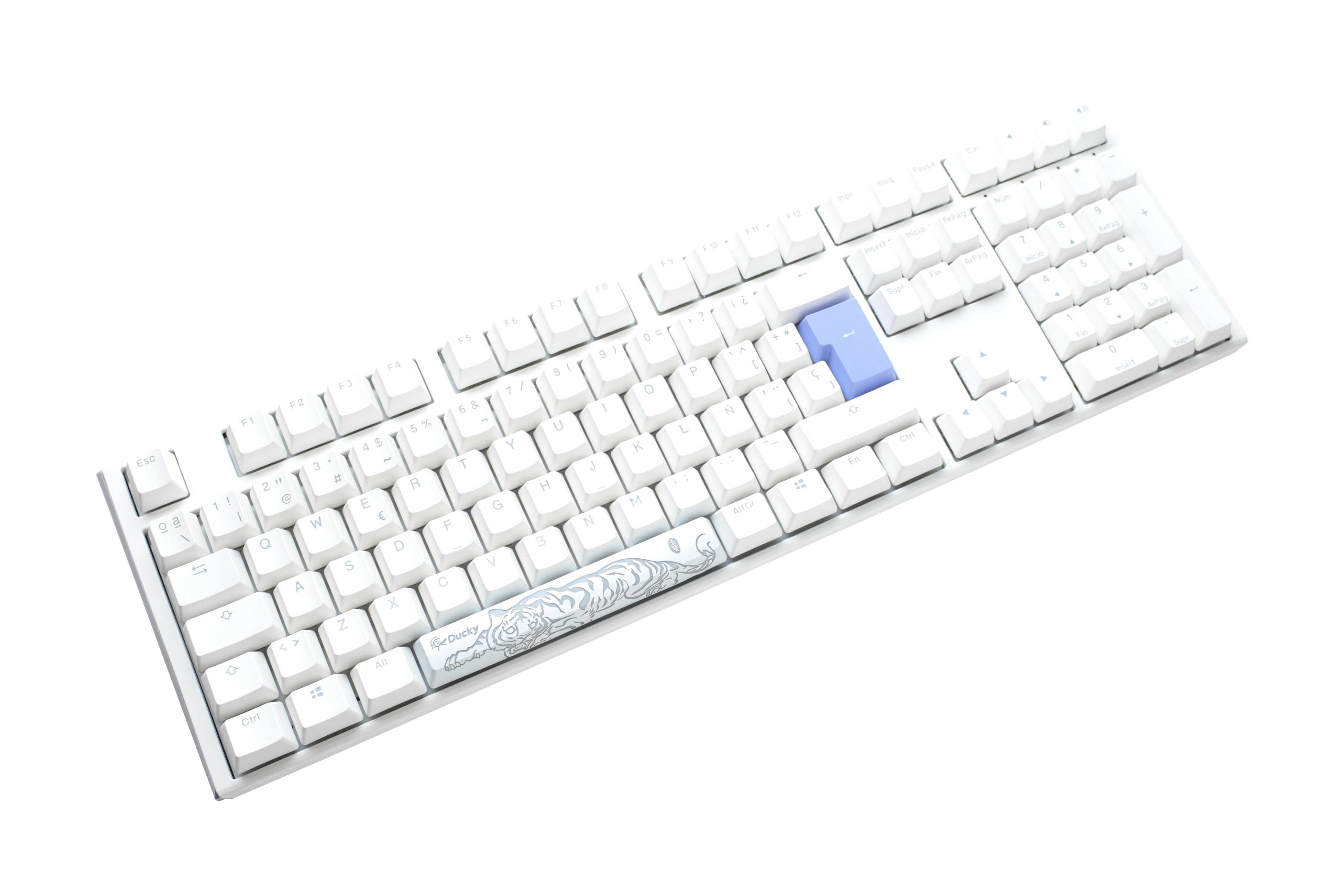 Ducky - Teclado Mecânico Ducky ONE 3 Classic 100% Pure White MX-Red (ES)