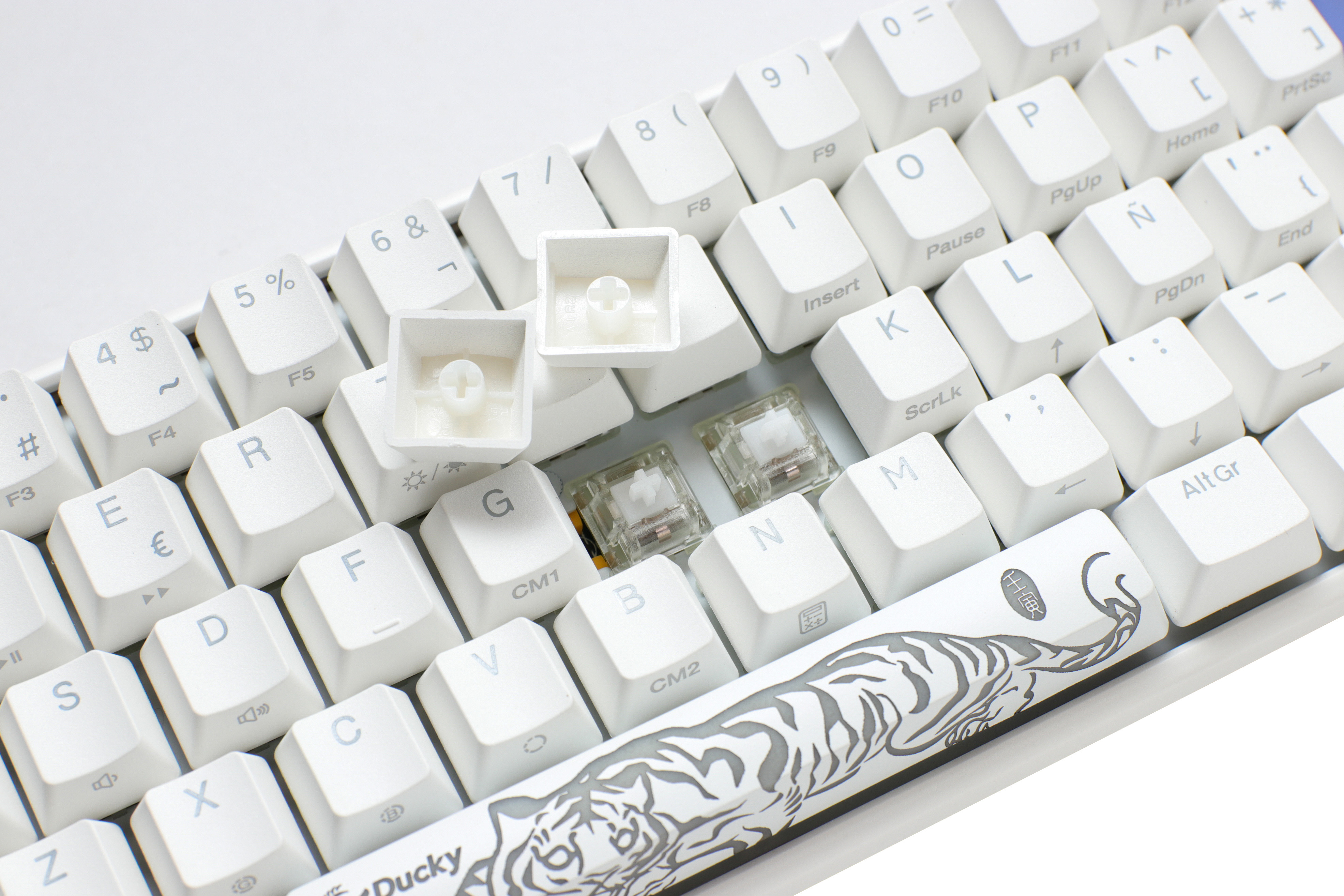 Ducky - Teclado Mecânico Ducky ONE 3 Classic Mini 60% RGB Pure White MX-Clear (ES)