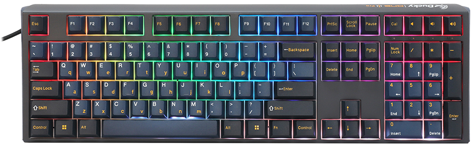 Picture of Picture of Teclado Mecânico Ducky ONE 3 Pro Nazca Line 100% RGB 8K Polling Rate MX2A-Speed Silver (PT)