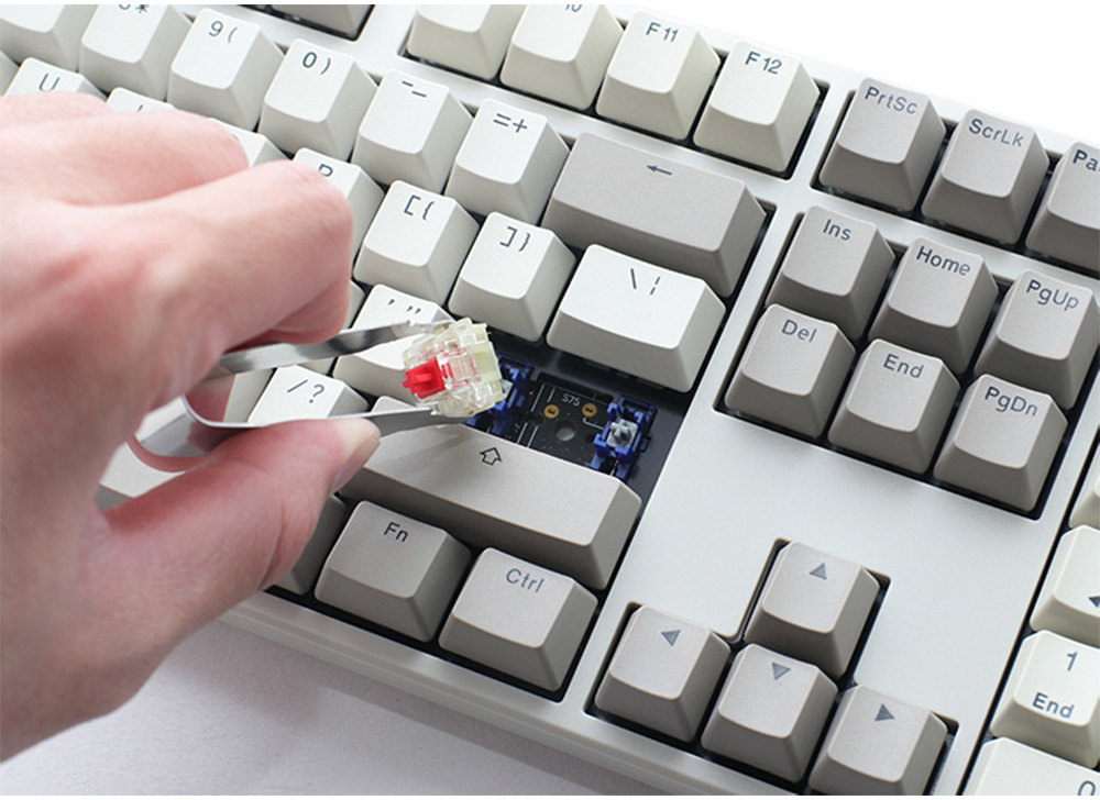 Ducky - Teclado Mecânico Ducky Origin 100% Vintage MX Brown (ES)