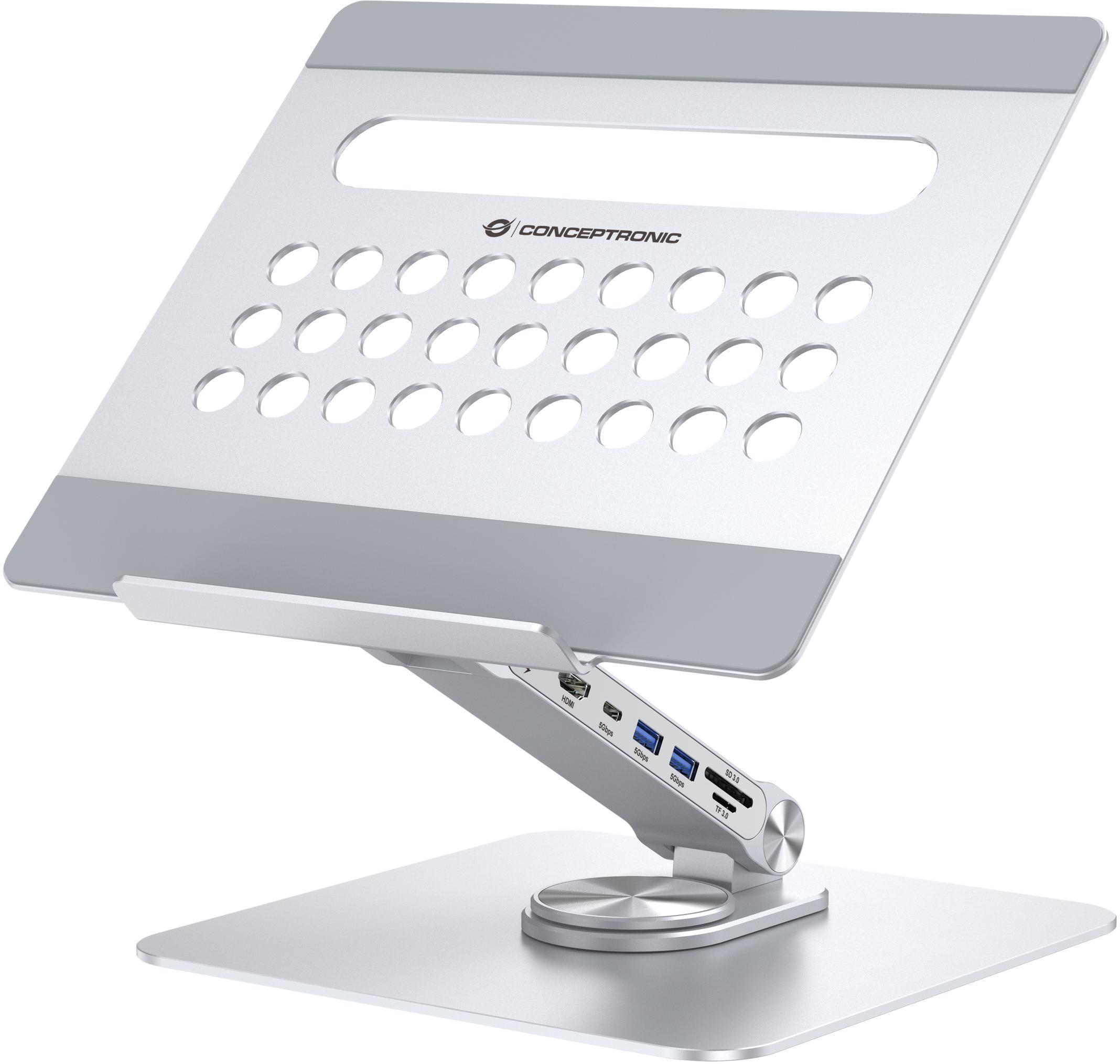 Picture of Picture of Base Conceptronic 7-in-1 para Portátil USB 3.2 Gen 1 Docking Sation