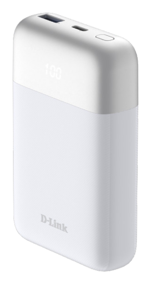 D-Link - Powerbank D-Link DPP-101 10000mAh Fast Charge USB-C e USB-A