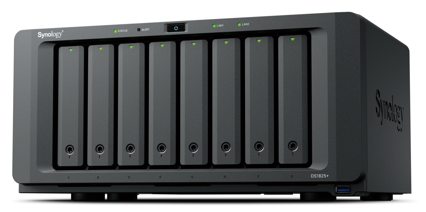 Picture of Picture of NAS Synology Disk Station DS1825+ - 8 Baías - CPU 4-Core AMD Ryzen V1500B - 8GB RAM