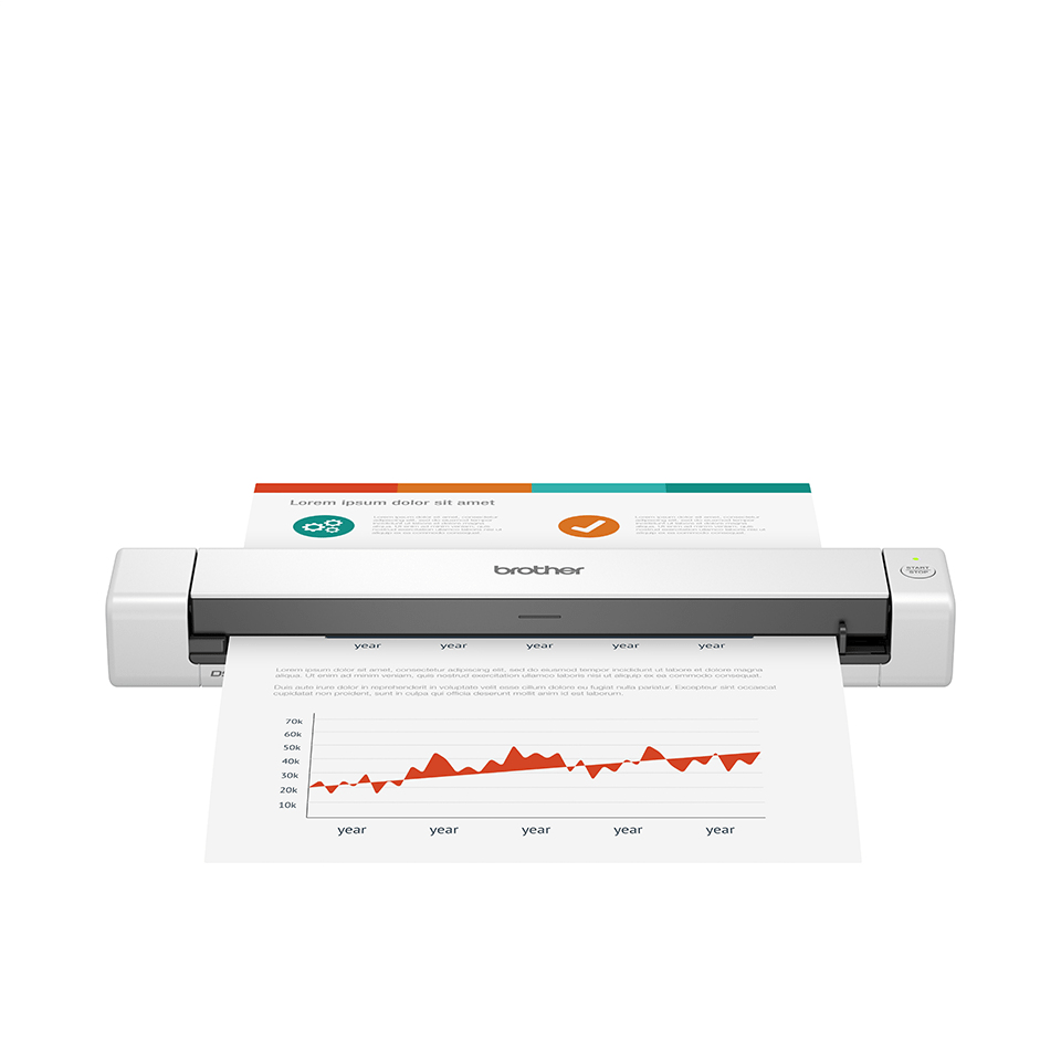 Picture of Picture of Scanner Portátil Brother DS-640 A4 15PPM