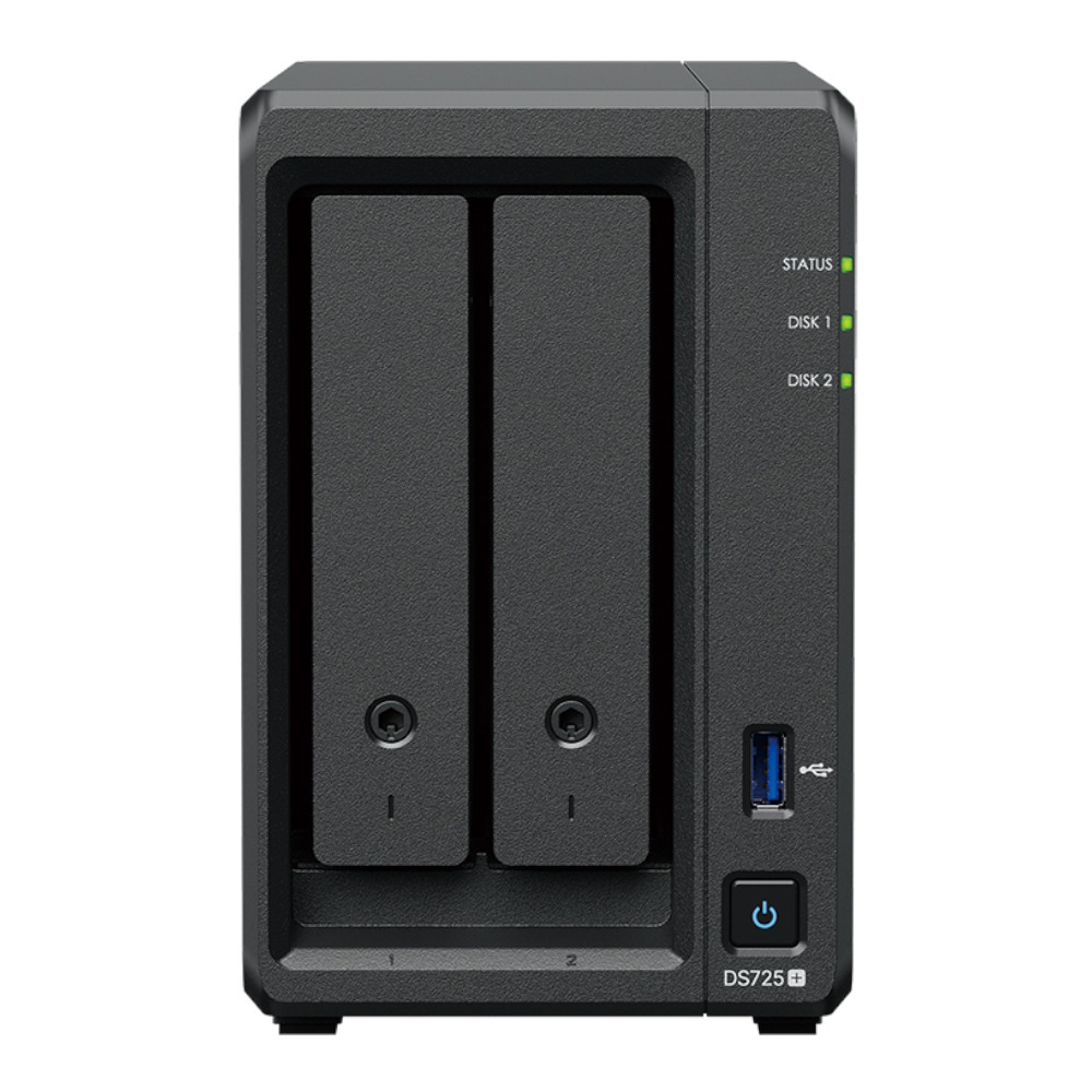 Picture of Picture of NAS Synology Disk Station D725+ - 2 Baías - CPU 2-Core AMD Ryzen R1600 - 4GB RAM