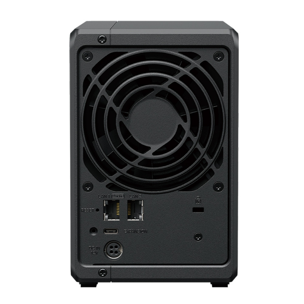 Synology - NAS Synology Disk Station D725+ - 2 Baías - CPU 2-Core AMD Ryzen R1600 - 4GB RAM