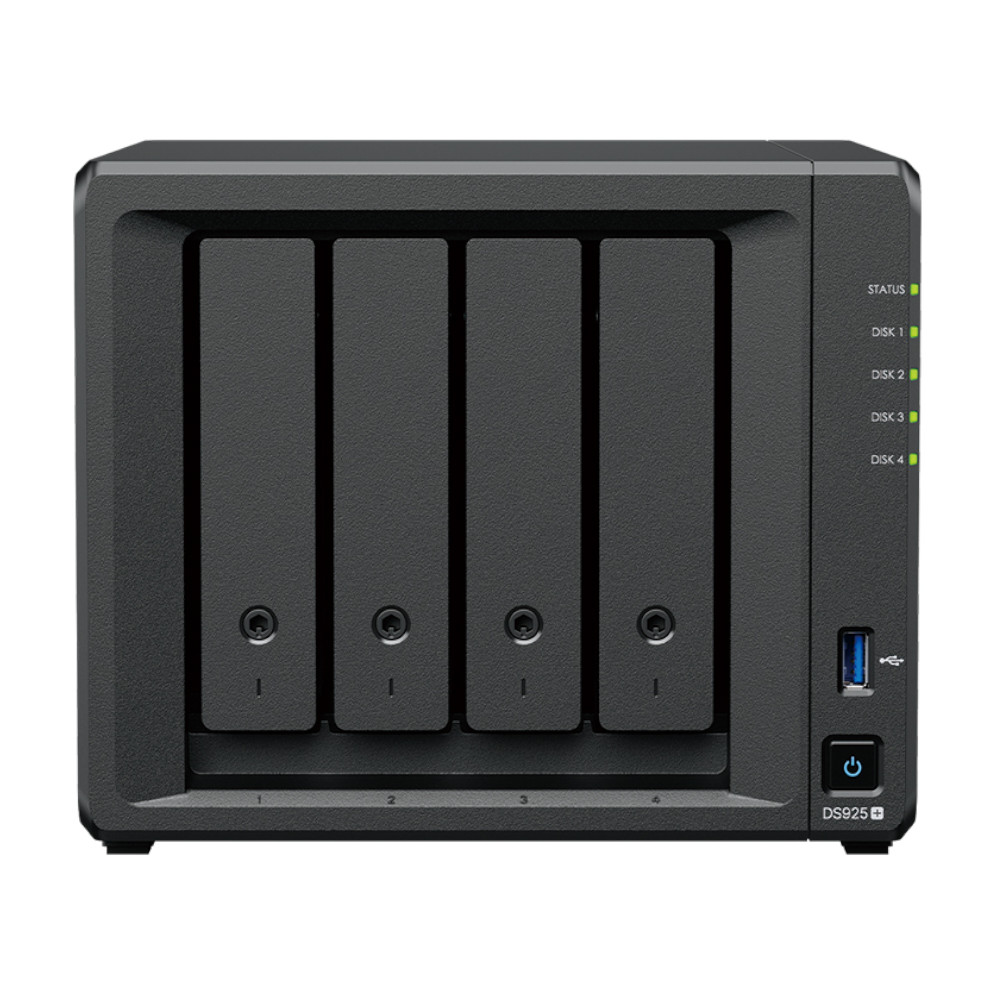 Picture of Picture of NAS Synology Disk Station DS925+ - 4 Baías - CPU 4-Core AMD Ryzen V1500B - 4GB RAM
