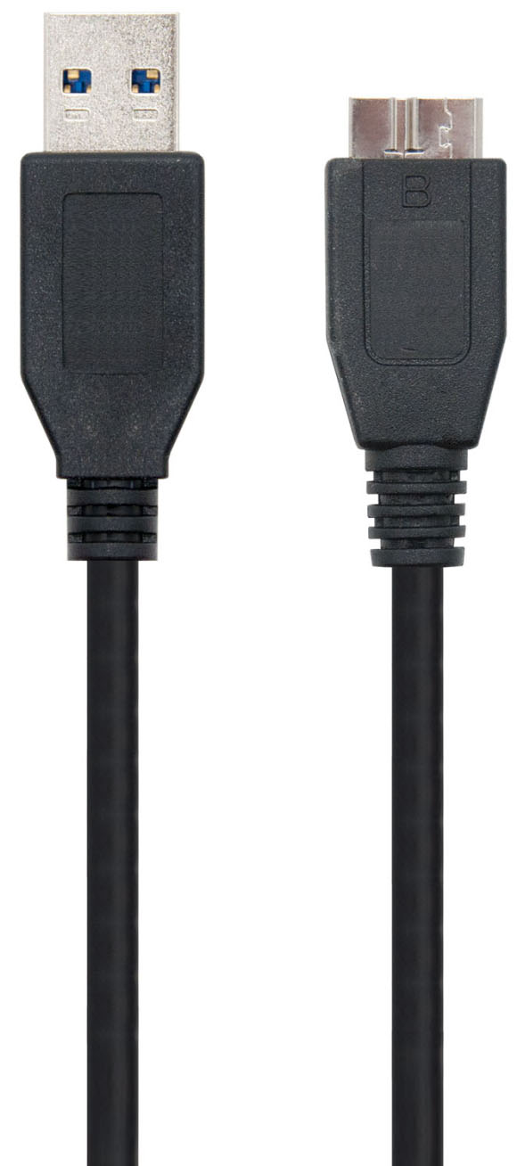 Ewent - Cabo USB 3.0 Ewent Tipo A Macho > Micro B Macho 1 M