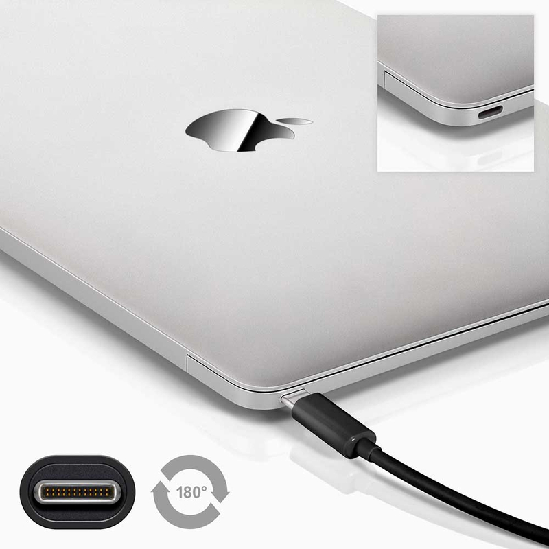 Ewent - Cabo USB 3.1 Gen1 5Gbps 3A, USB-C/M-A/M, preto, AWG28, 3.0 M