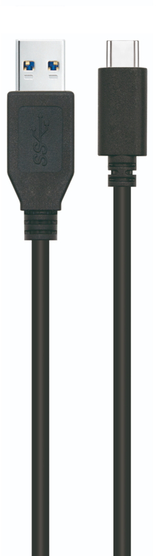 Ewent - Cabo USB 3.2 Gen1 5Gbps 3A, USB-C/M-A/M, preto, AWG24, 1.8 M