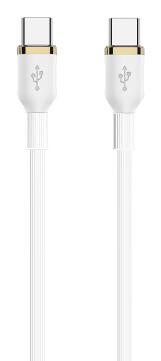 Ewent - Cabo USB-C Ewent EC1094 Silicone PD240W 480Mbps 2m Branco