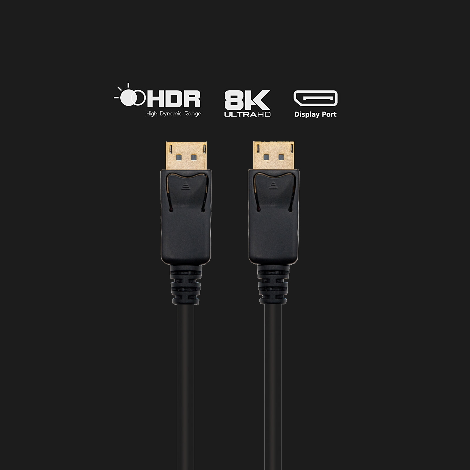 Ewent - Cabo DisplayPort Ewent EC1406 M/M 8K Ultra HD 1.4 2m Preto