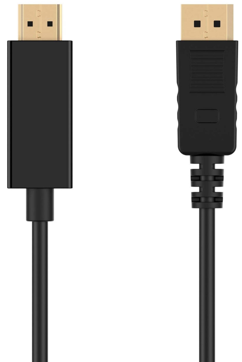 Ewent - Cabo Conversor Ewent DisplayPort 1.2 > HDMI 1.2 Macho/Macho 1 M Preto