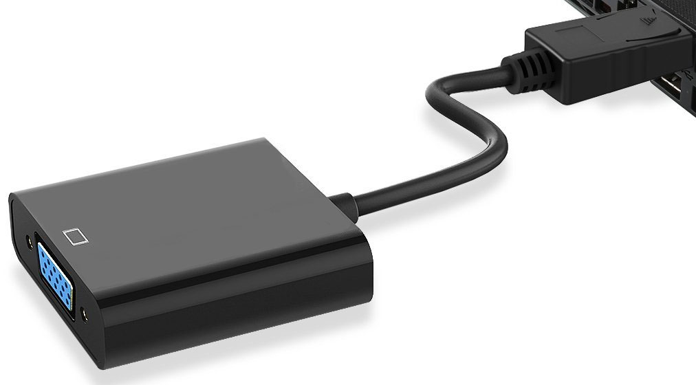 Ewent - Adaptador Gigabit Ewent DisplayPort > VGA M/F