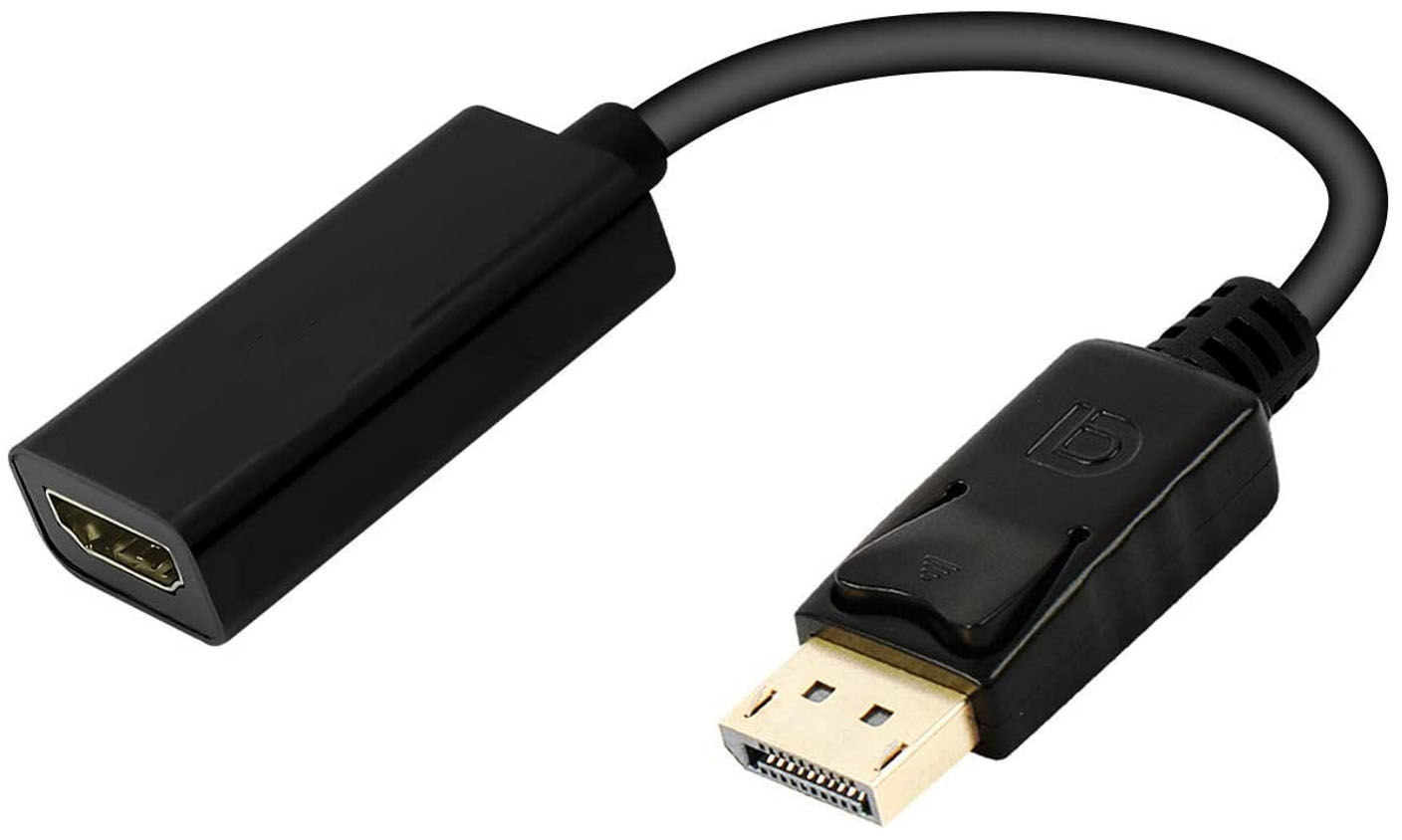 Ewent - Adaptador Gigabit Ewent DisplayPort > HDMI 4K@30Hz / FHD@60Hz