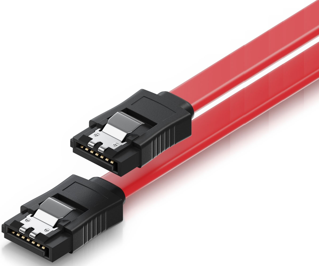 Ewent - Cabo SATA Ewent 6Gbits SATA L-Type C/Clipe 75 CM