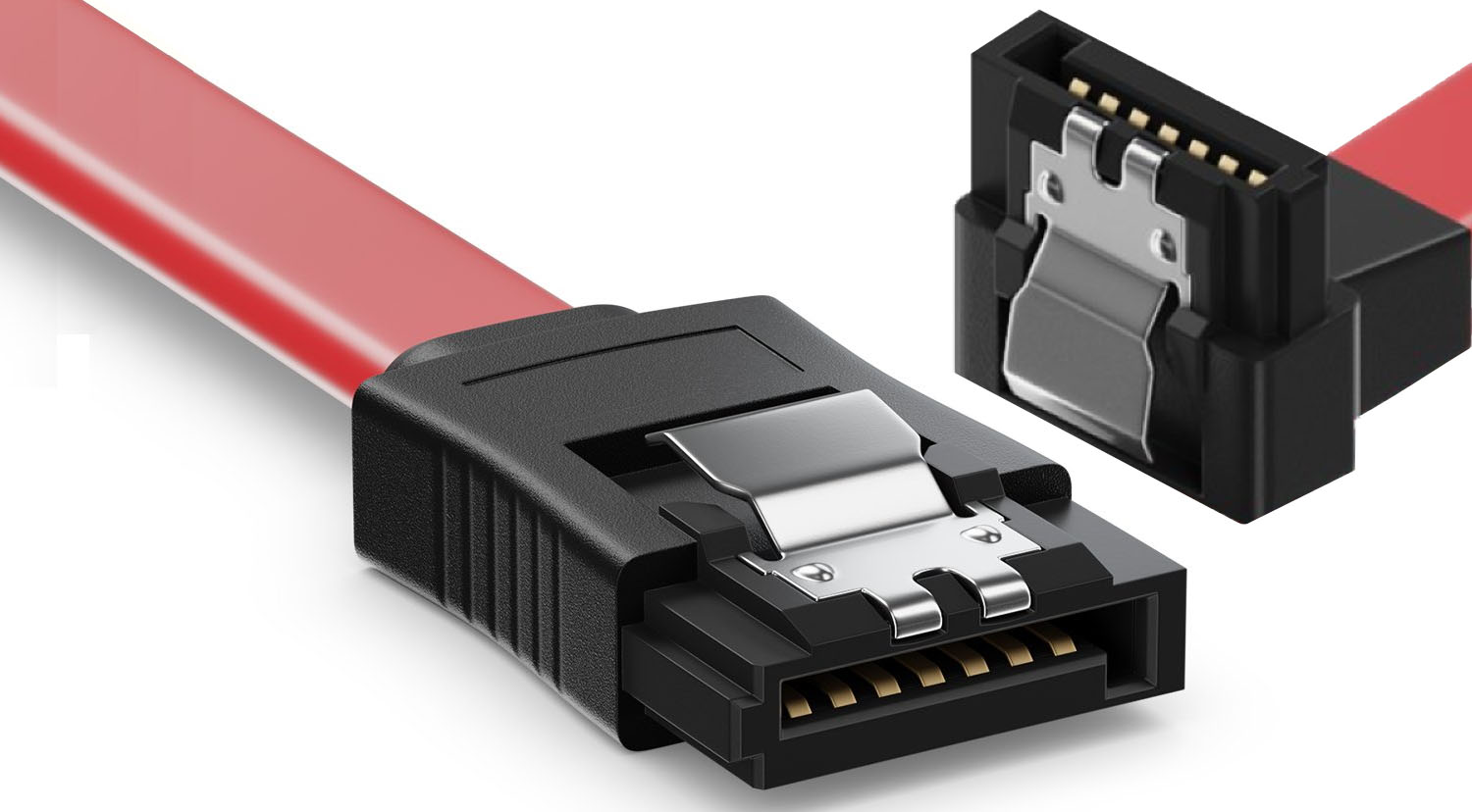 Ewent - Cabo SATA Ewent 6Gbits SATA L-Type > L-Type 90º C/Clipe 30 CM