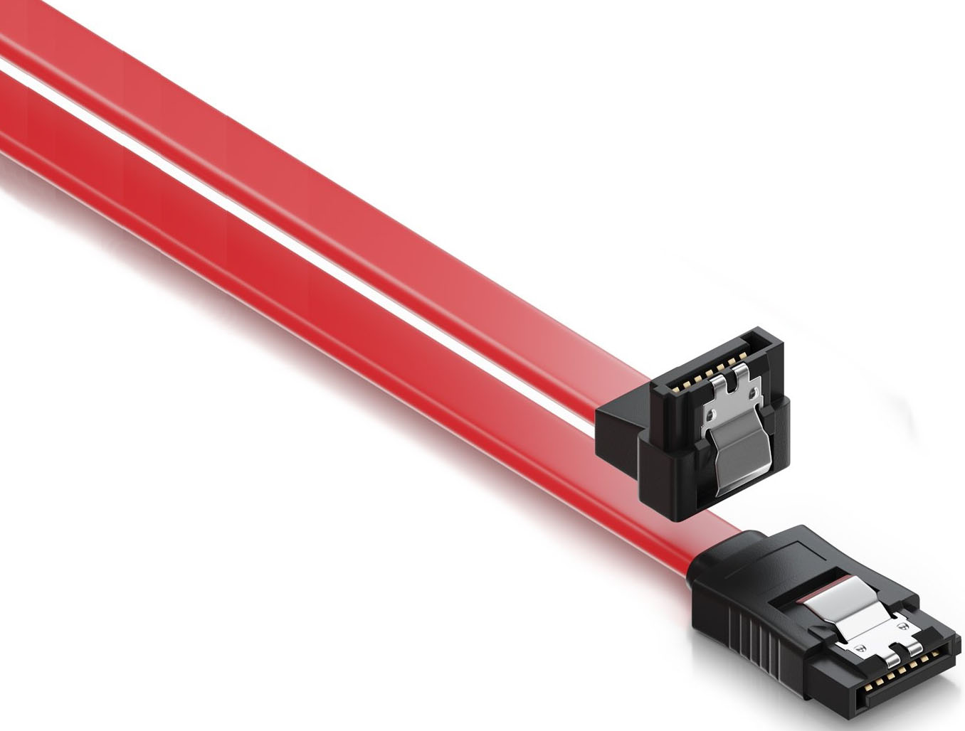 Ewent - Cabo SATA Ewent 6Gbits SATA L-Type > L-Type 90º C/Clipe 50 CM