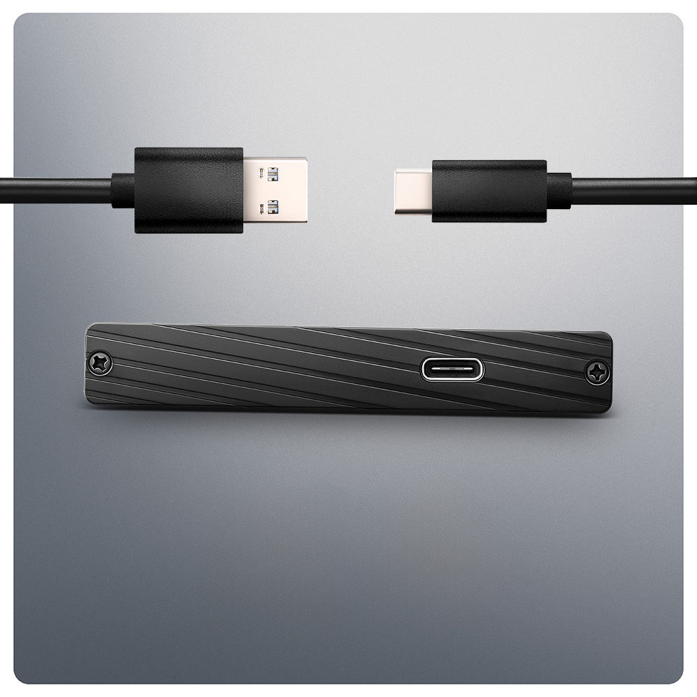 AXAGON - Caixa Externa AXAGON EE25-XA6C para SSD/HDD 2.5" USB-C, SATA 6G, Aluminio