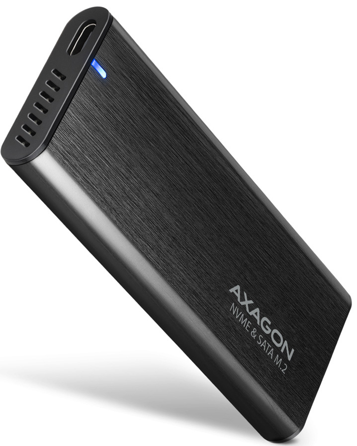 AXAGON - Caixa Externa AXAGON EEM2-SB2 USB-C 3.2 Gen 2, SSD M.2 - Preto