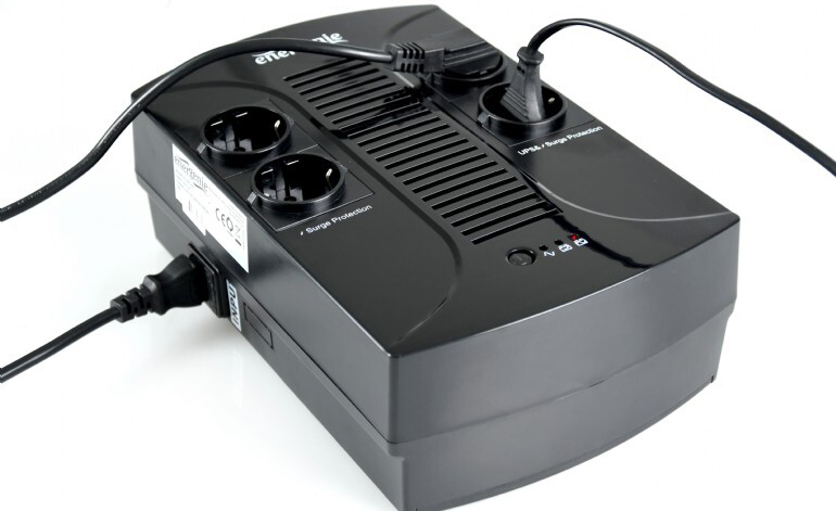 gembird - UPS Gembird EG-UPS-001 650VA Schuko Preta