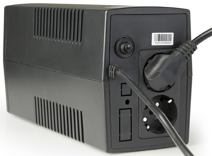 gembird - UPS Gembird EG-UPS-B650 650VA Schuko Preta