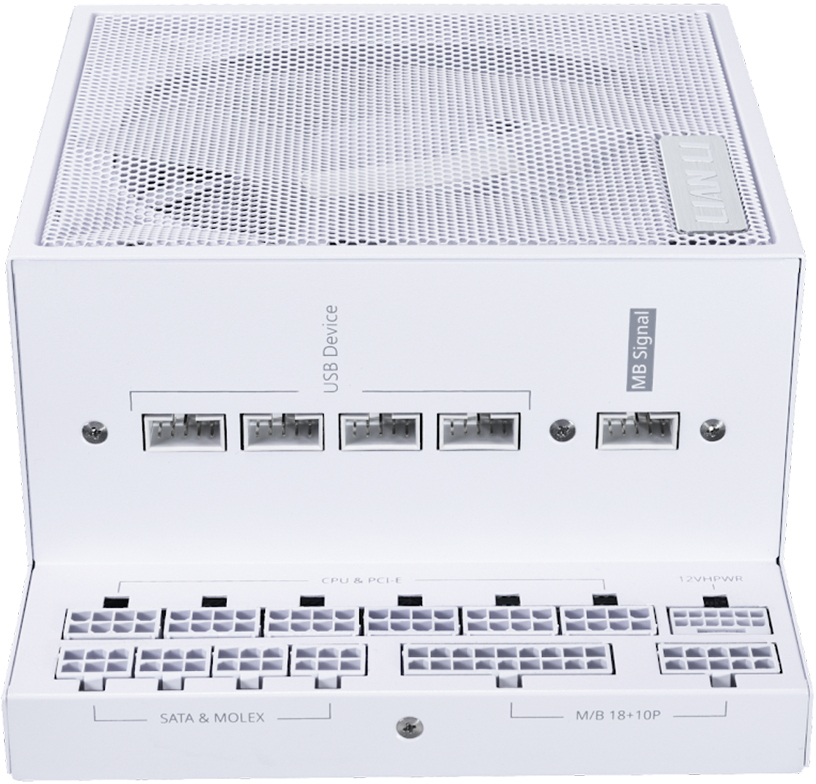 Lian Li - Fonte Modular Lian Li Edge 850W 80+ Platinum Branco