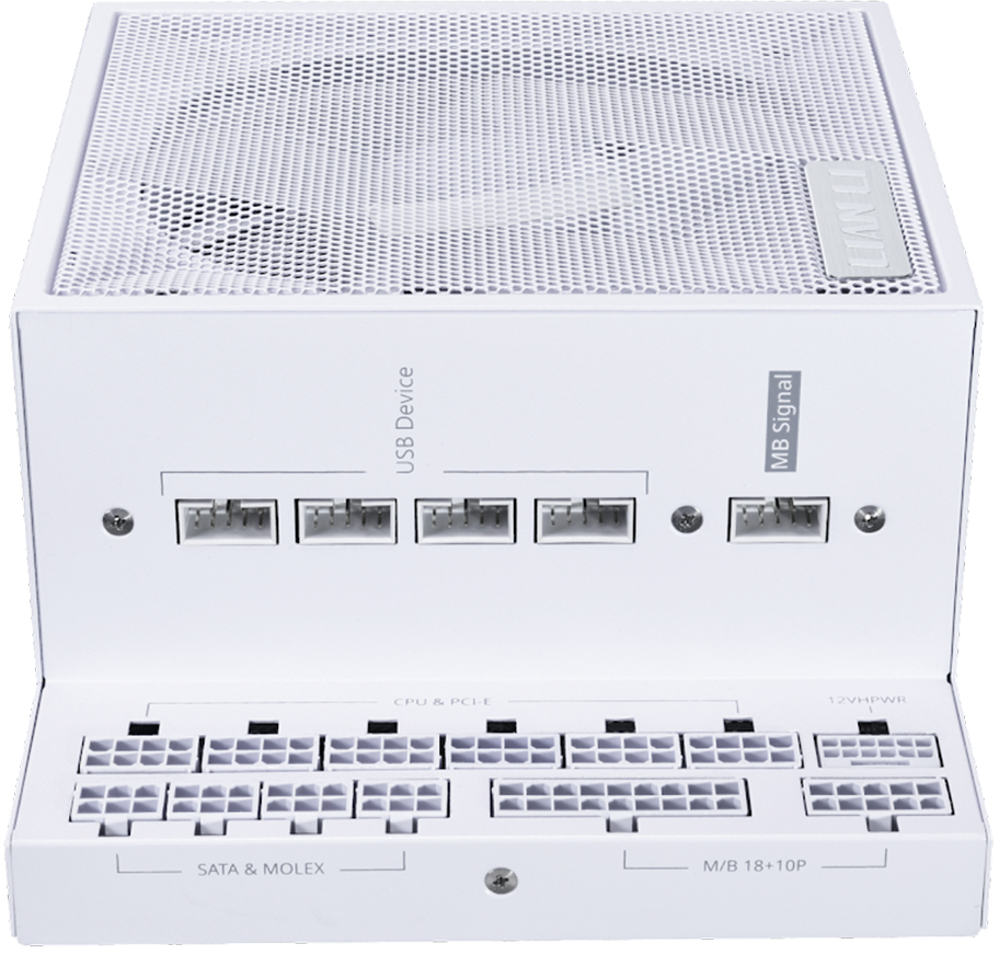 Lian Li - Fonte Modular Lian Li Edge 1000W 80+ Platinum Branco