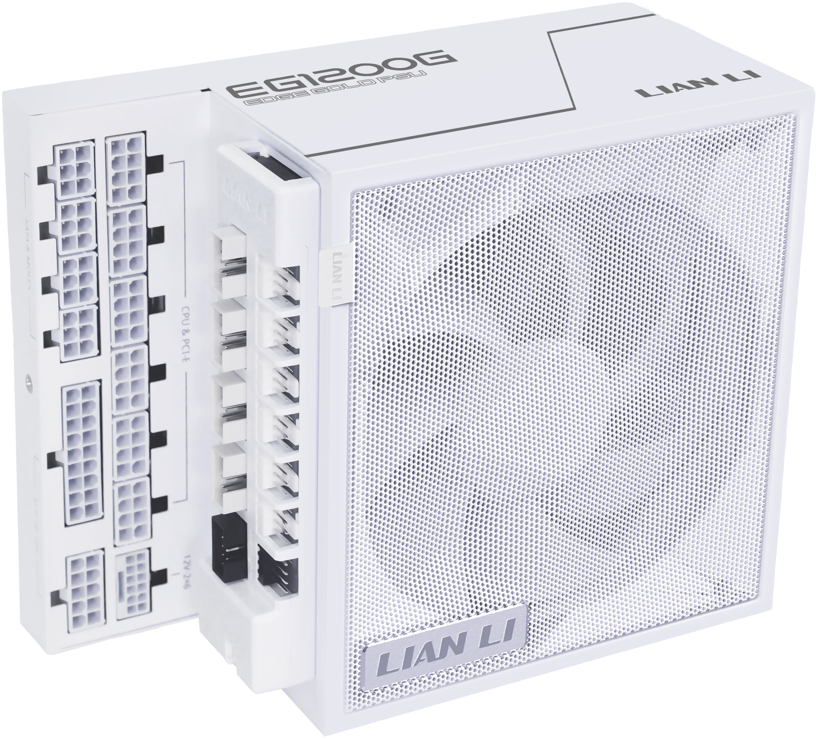 Lian Li - Fonte Modular Lian Li Edge 1200W 80+ Gold Branco