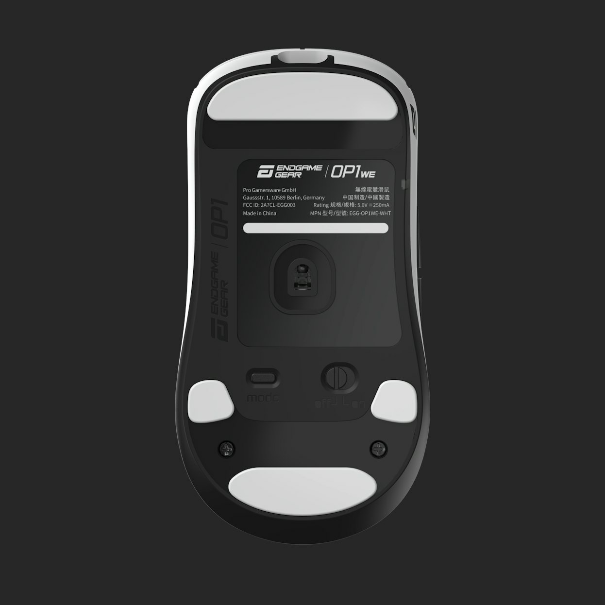 Endgame Gear - Rato Gaming Endgame Gear OP1we Wireless - Branco