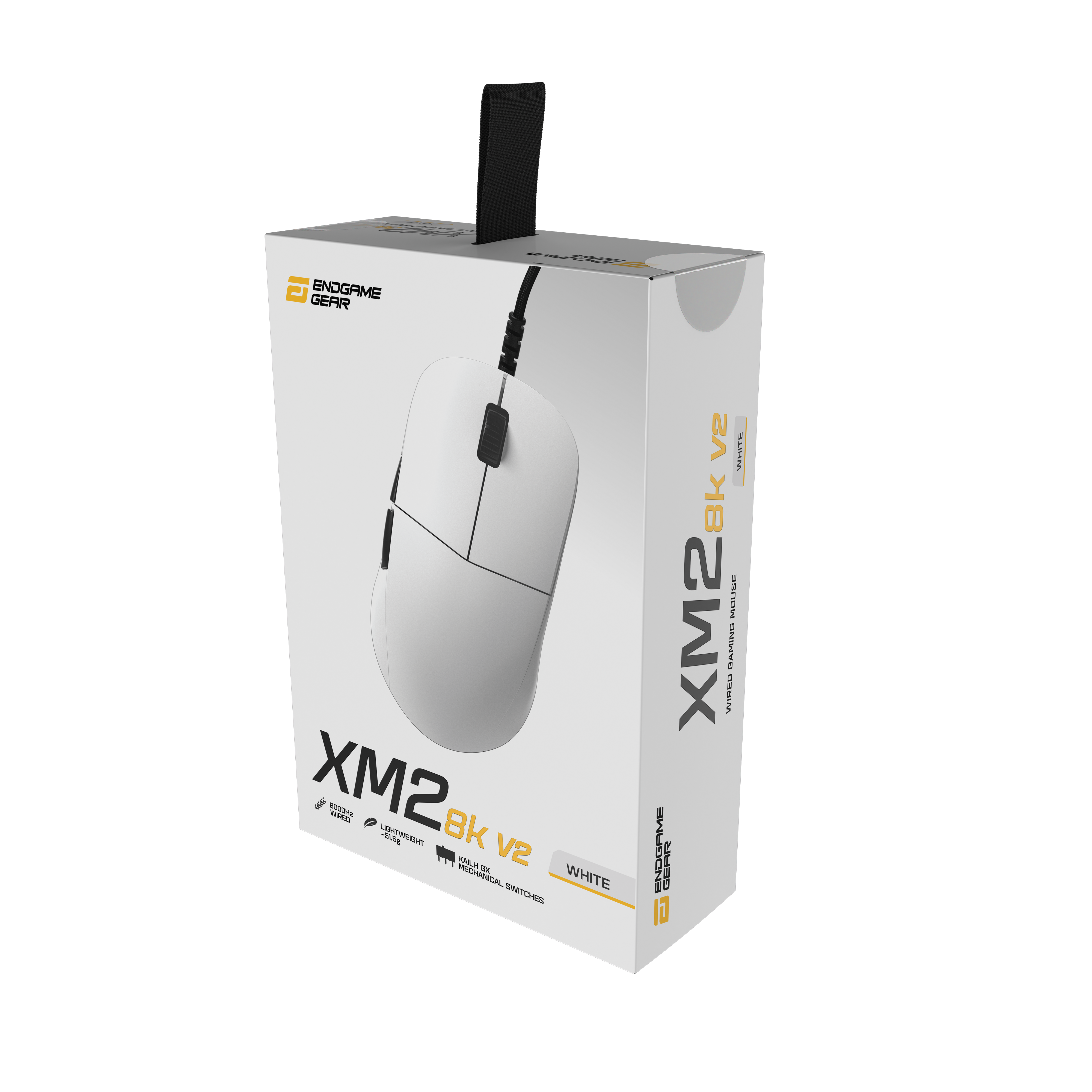 Endgame Gear - Rato Gaming Endgame Gear XM2 8k V2 - Branco
