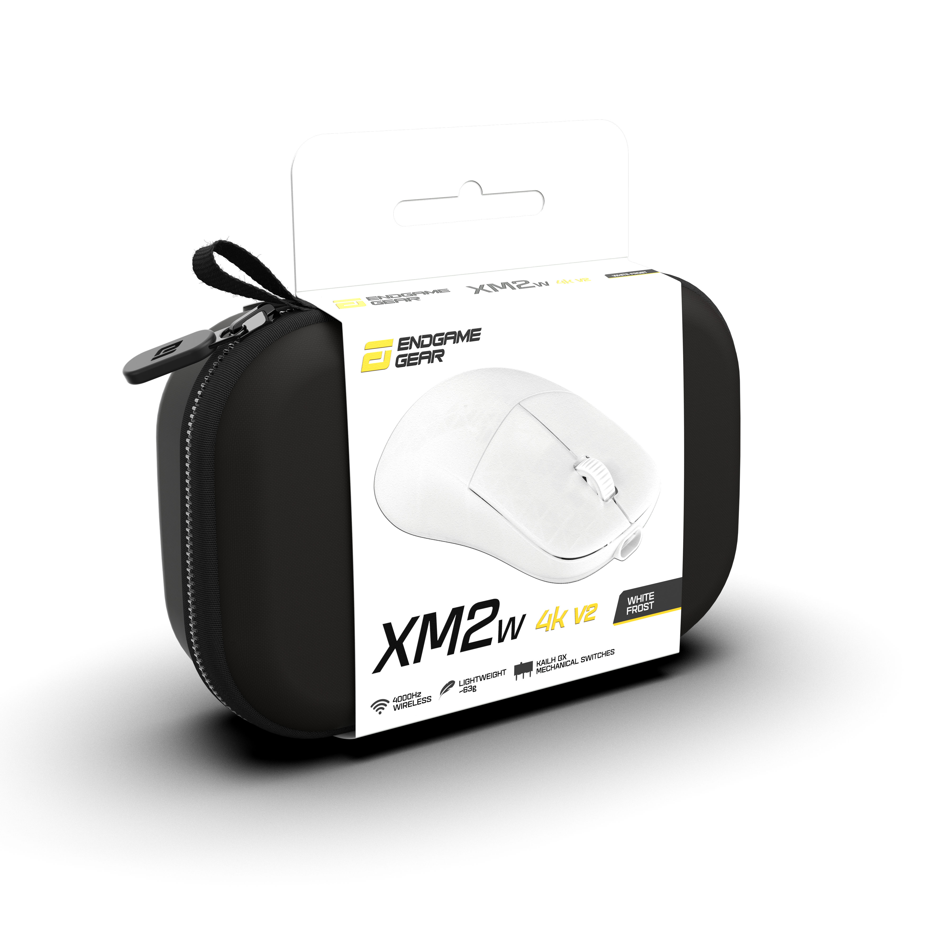 Endgame Gear - Rato Gaming Endgame Gear XM2w 4k V2 Wireless - White Frost