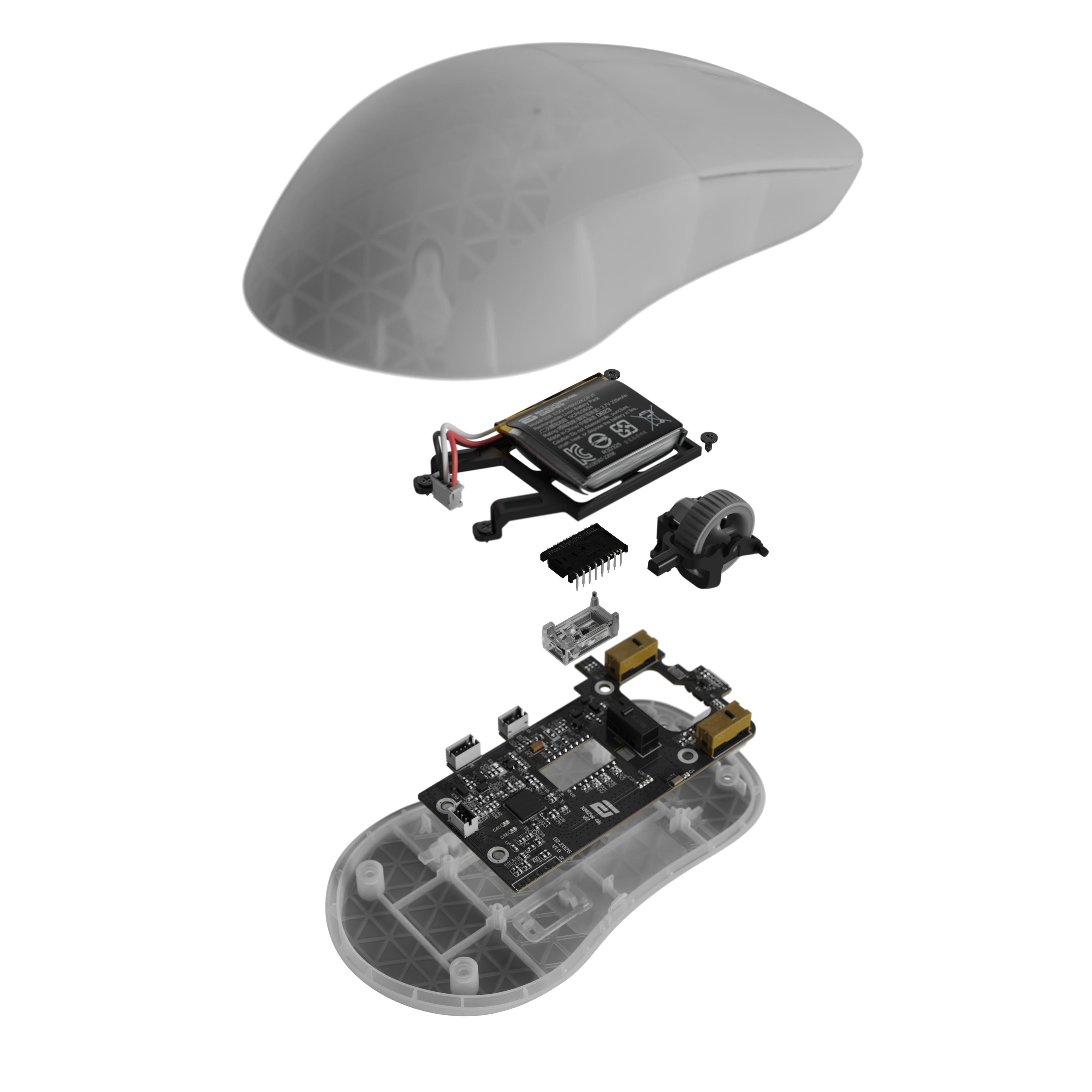 Endgame Gear - Rato Gaming Endgame Gear XM2w 4k V2 Wireless - White Frost