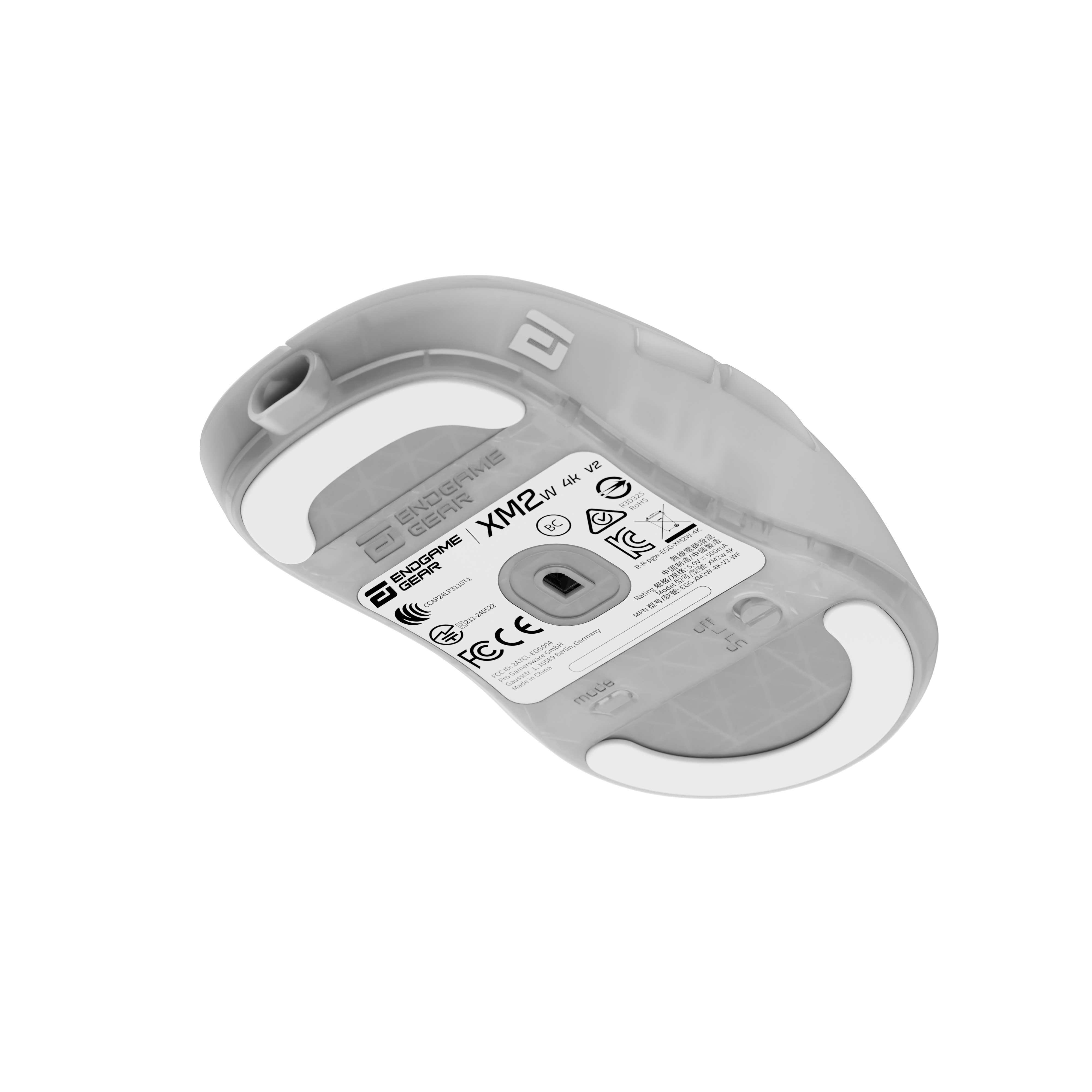 Endgame Gear - Rato Gaming Endgame Gear XM2w 4k V2 Wireless - White Frost