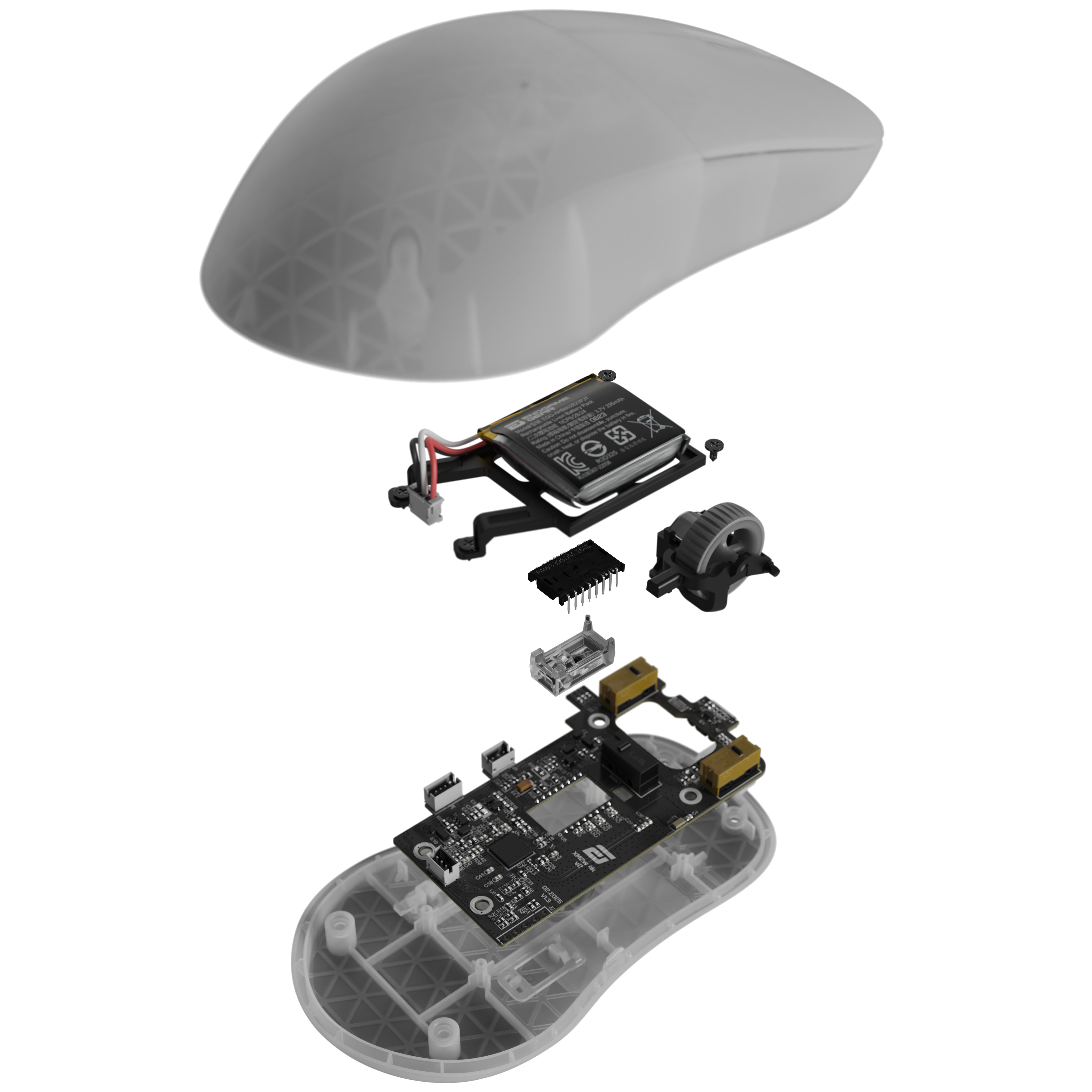 Endgame Gear - Rato Gaming Endgame Gear XM2w 4k V2 Wireless - White Frost