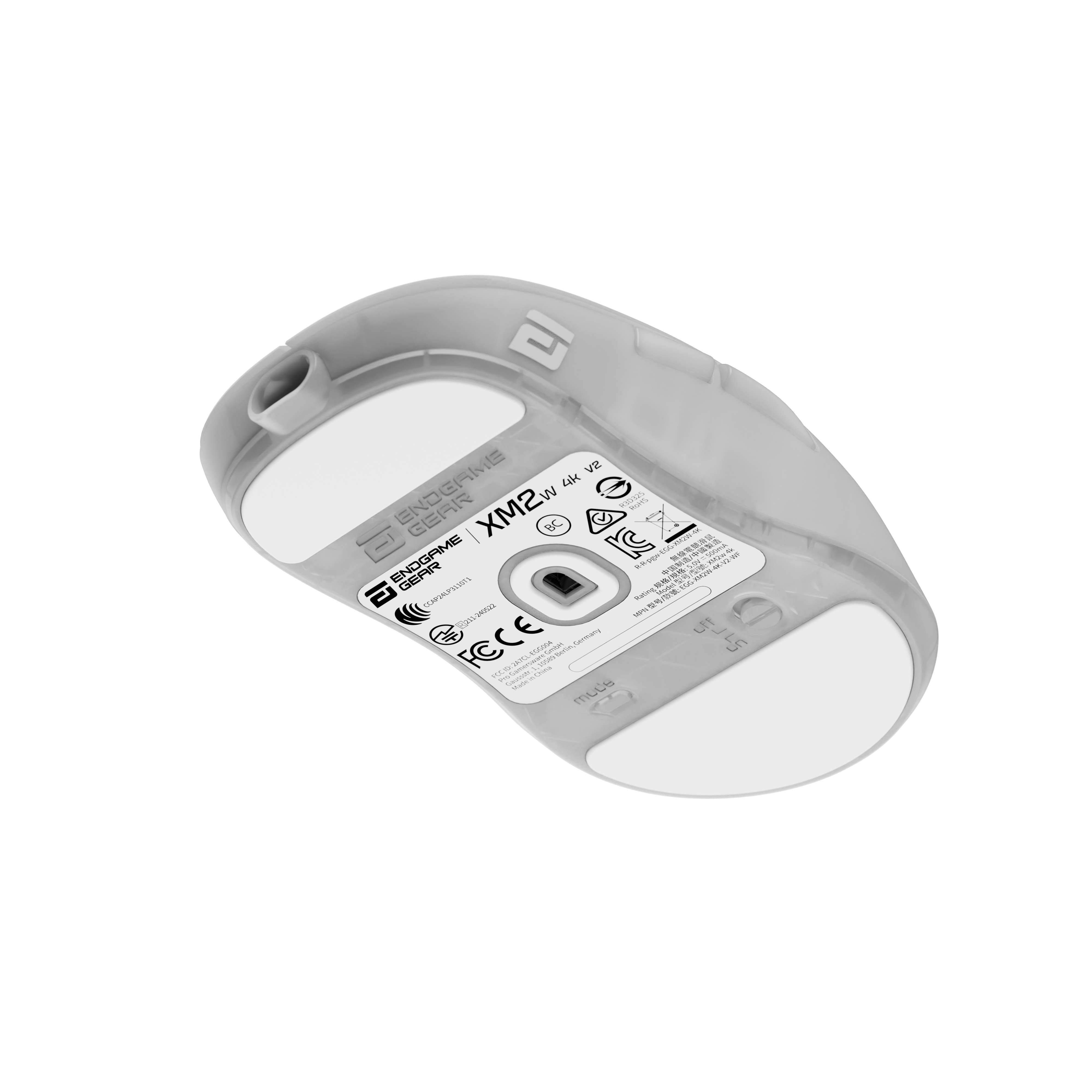 Endgame Gear - Rato Gaming Endgame Gear XM2w 4k V2 Wireless - White Frost