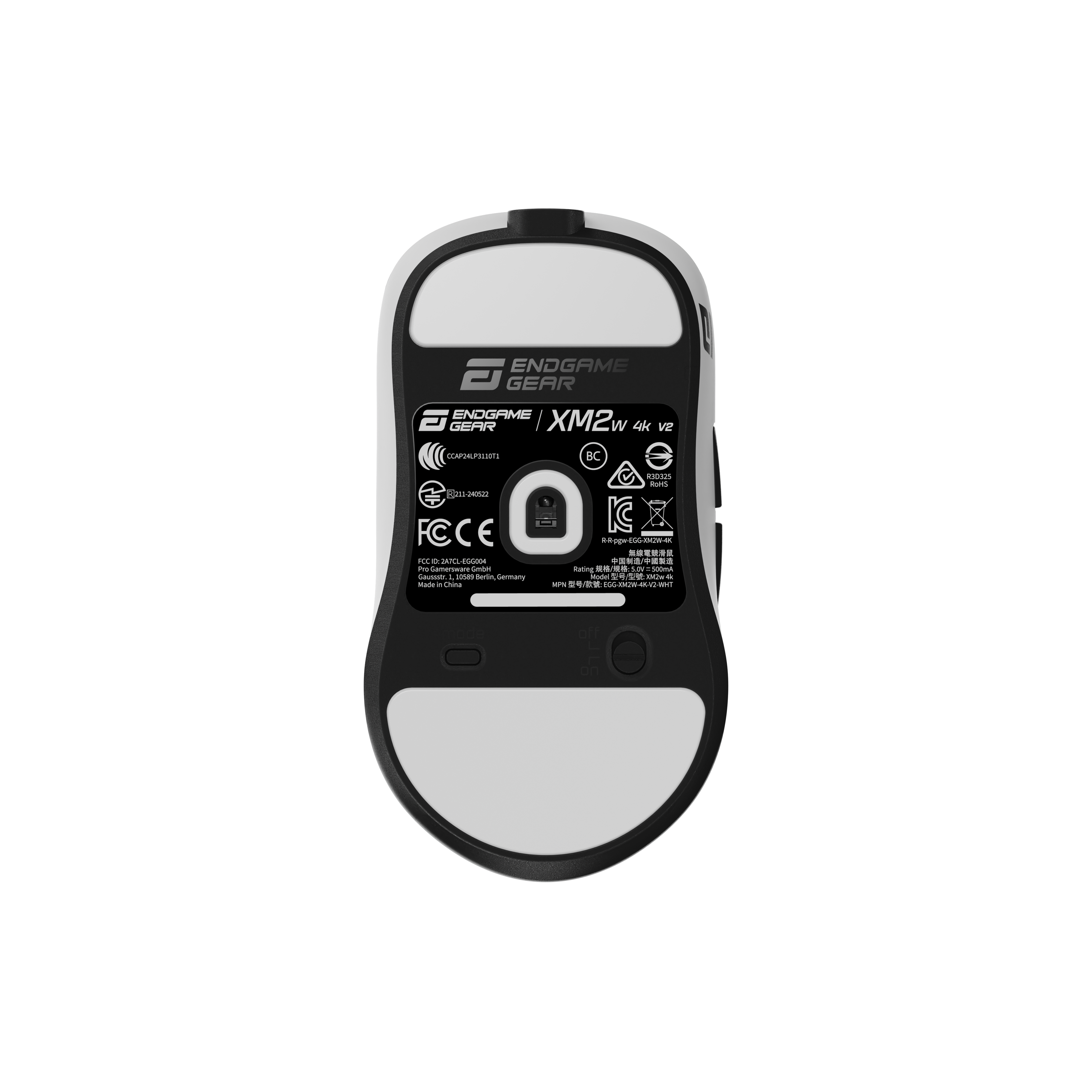 Endgame Gear - Rato Gaming Endgame Gear XM2w 4k V2 Wireless - Branco